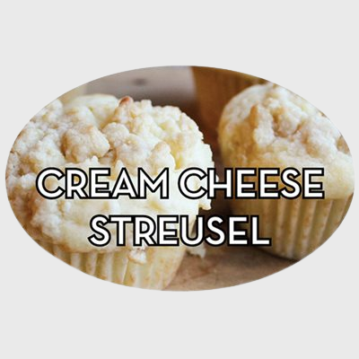 Standard Flavor Label Cream Cheese Streusel - 500/Roll