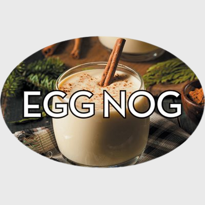 Standard Flavor Label Egg Nog - 500/Roll