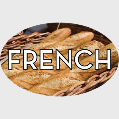 Standard Flavor Label French - 500/Roll