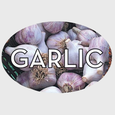 Standard Flavor Label Garlic - 500/Roll