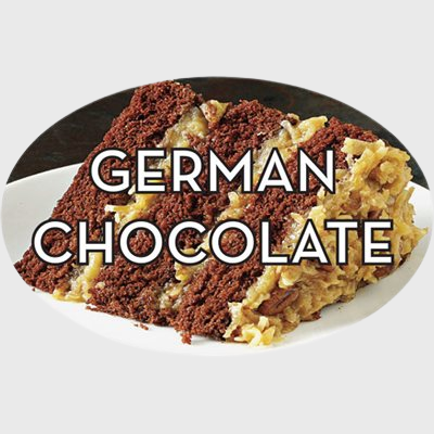 Standard Flavor Label German Chocolate - 500/Roll