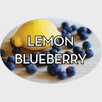 Standard Flavor Label Lemon Blueberry - 500/Roll
