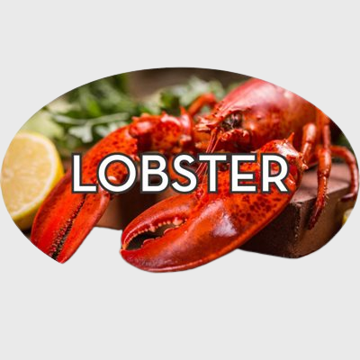 Standard Flavor Label Lobster - 500/Roll