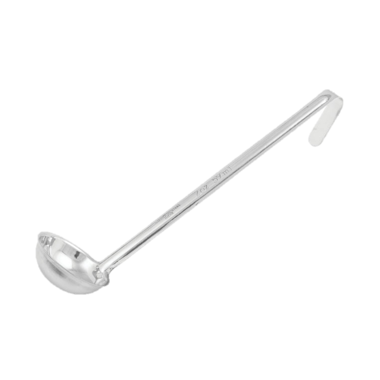 superior-equipment-supply - Winco - Stainless Steel Ladle 2 oz. One Piece Mirror Finish 10.5" Handle