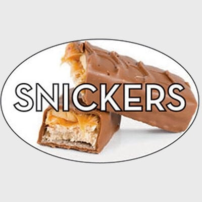 Standard Flavor Label Snickers - 500/Roll
