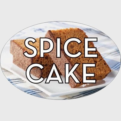 Standard Flavor Label Spice Cake - 500/Roll
