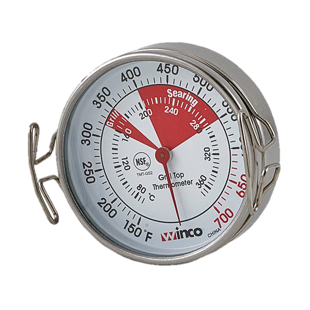 superior-equipment-supply - Winco - Grill Surface Thermometer 150° to 700°F