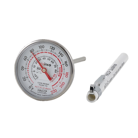 superior-equipment-supply - Winco - Pocket Thermometer 0° to 220° F 5" Probe