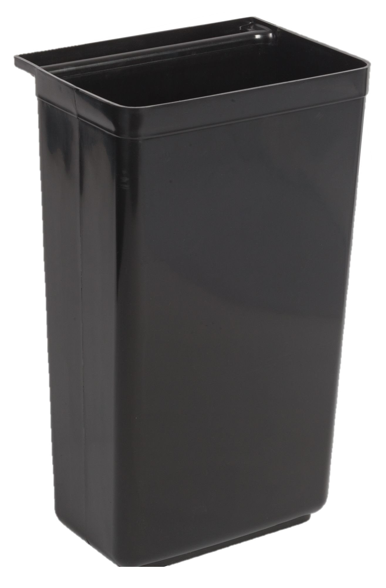 superior-equipment-supply - Winco - Trash Receptacle for Bus Cart Plastic Black